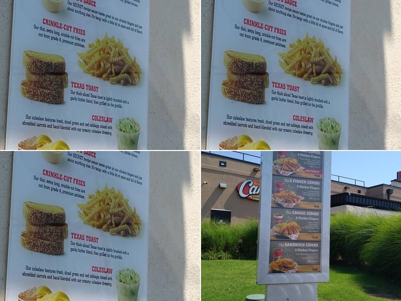 Raising Cane's Chicken Fingers Menu