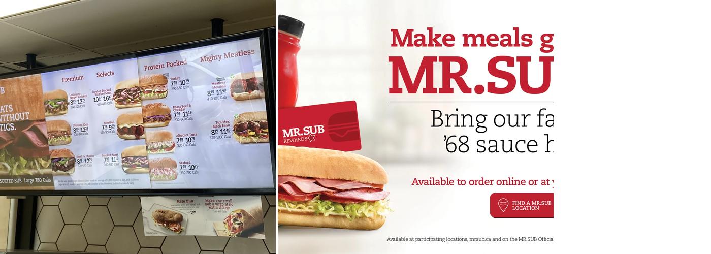 Mr.Sub Menu