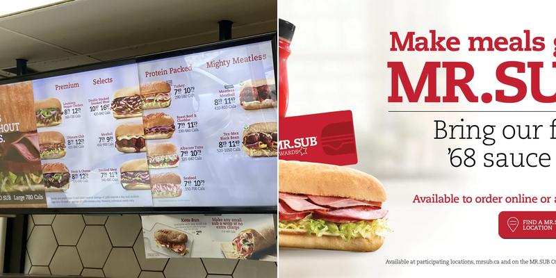 Mr.Sub Menu