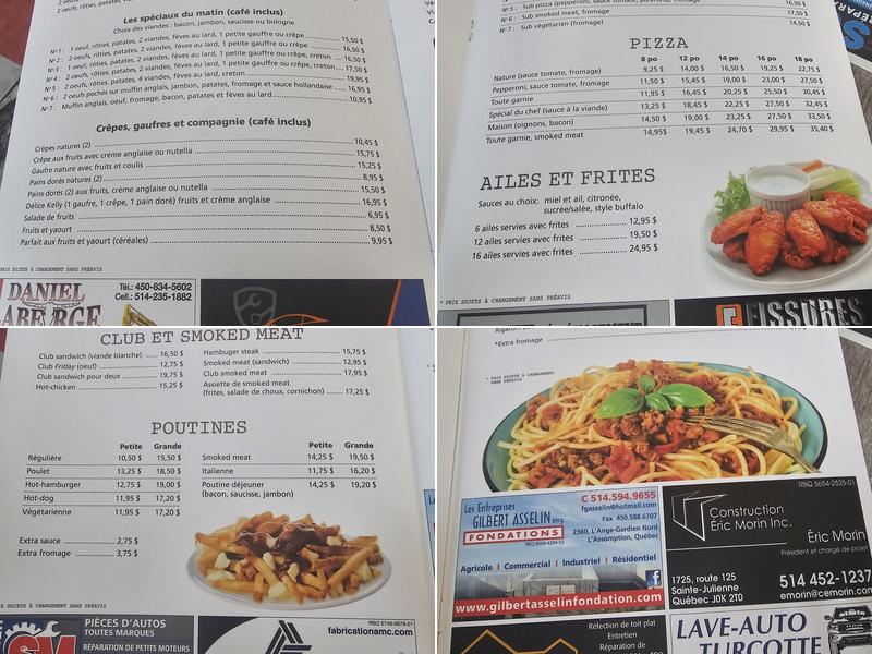 Le Nouveau Kelly Menu