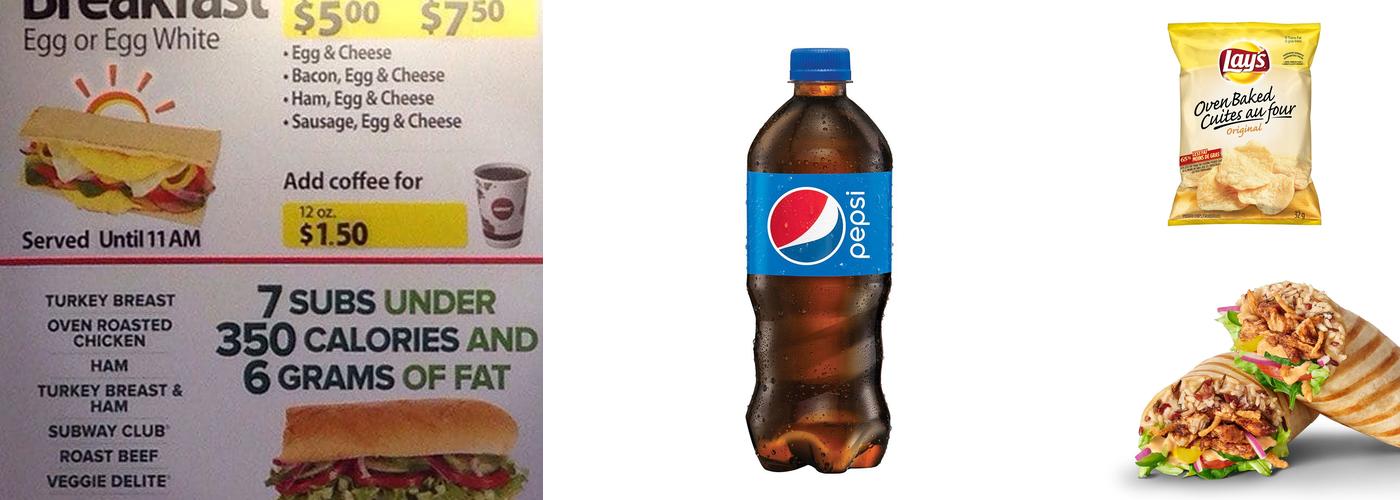 Subway Menu