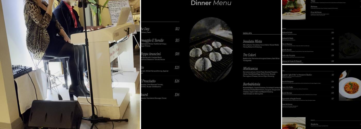 Trimani Ristorante Menu