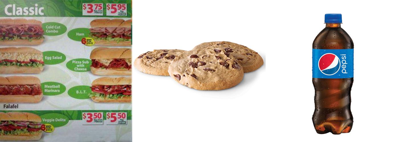 Subway Menu