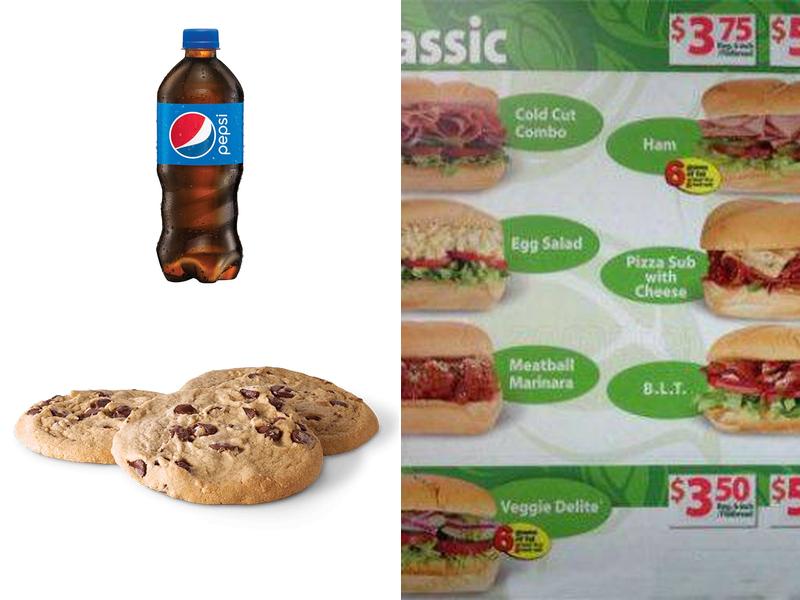 Subway Menu