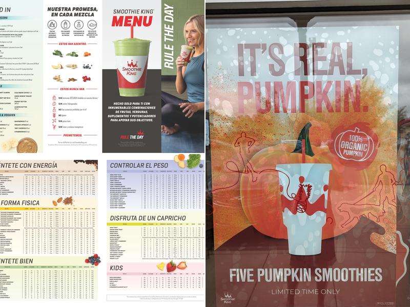 Smoothie King Menu