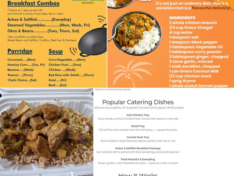 Island Thyme Restaurant (Westwood Square Mall) Menu