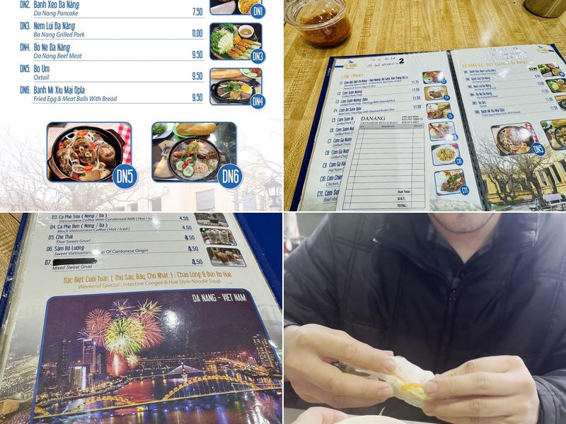 Da Nang Restaurant Menu