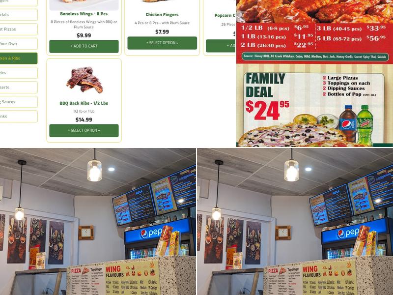 Wing Machine Menu