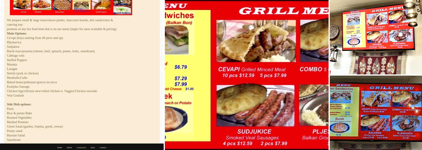 Mak European Delicatessens Menu