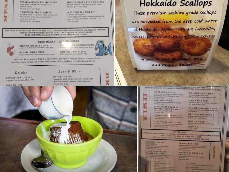 High Street Fish And Chips Menu