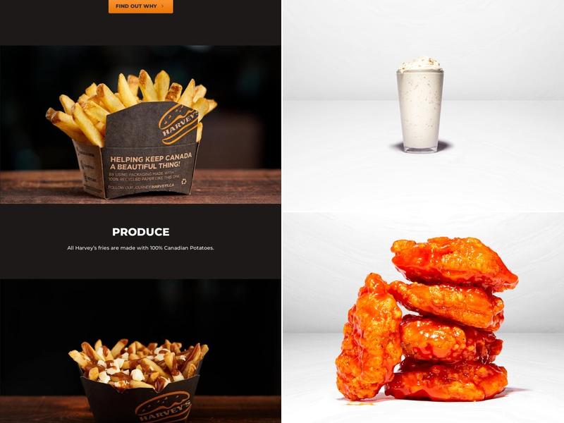Harvey's Menu