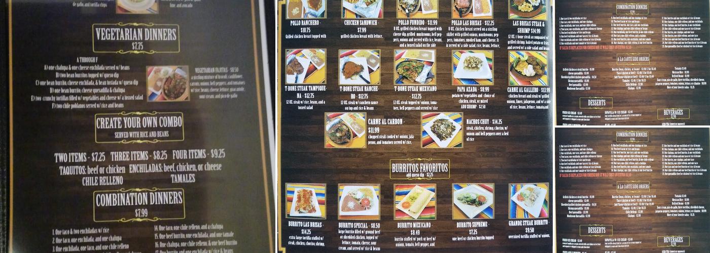 Las Brisas Menu
