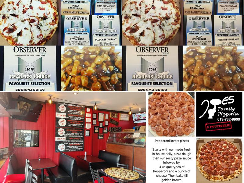 Joes Family Pizzeria Menu