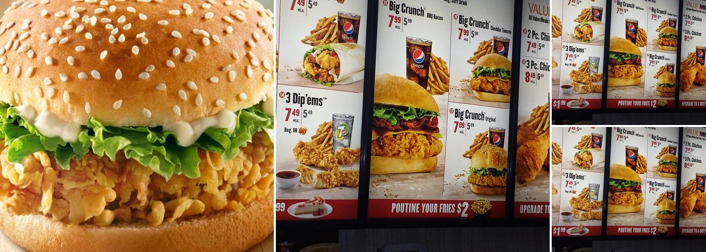 KFC Menu