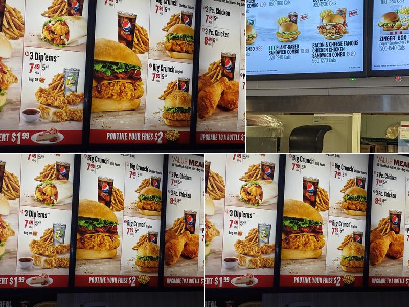 KFC Menu