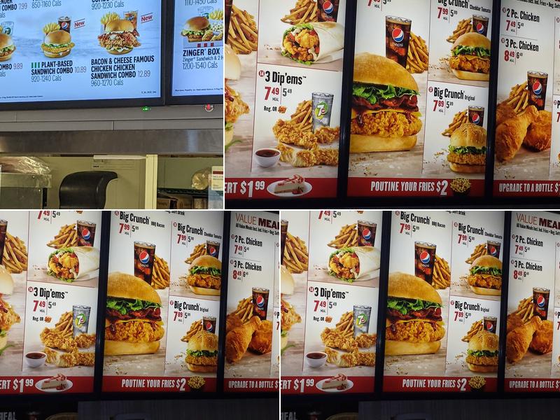 KFC Menu