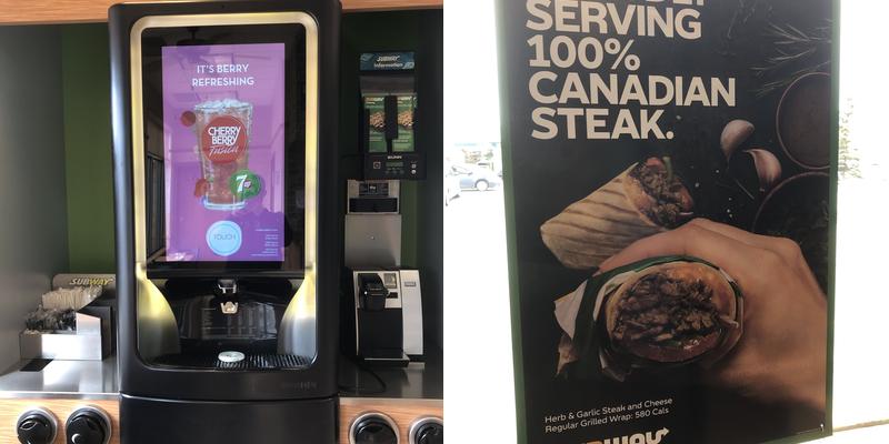 Subway Menu