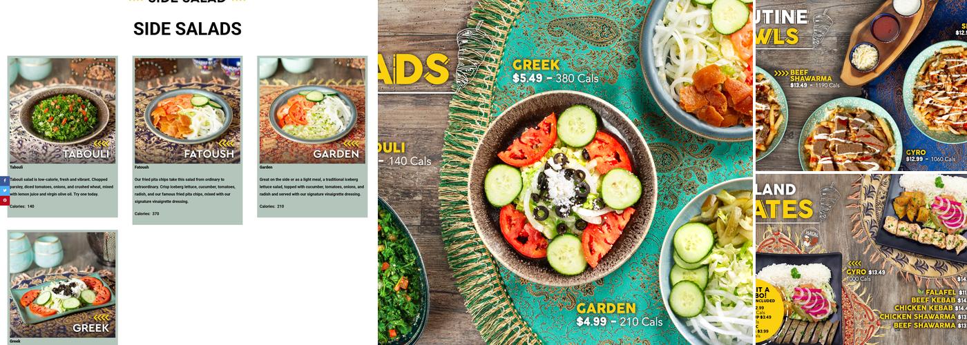 Pita Land Shawarma - Woodstream Menu