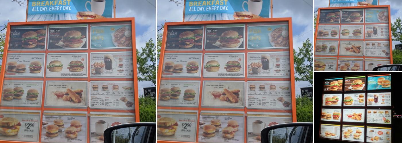 A&W Canada Menu