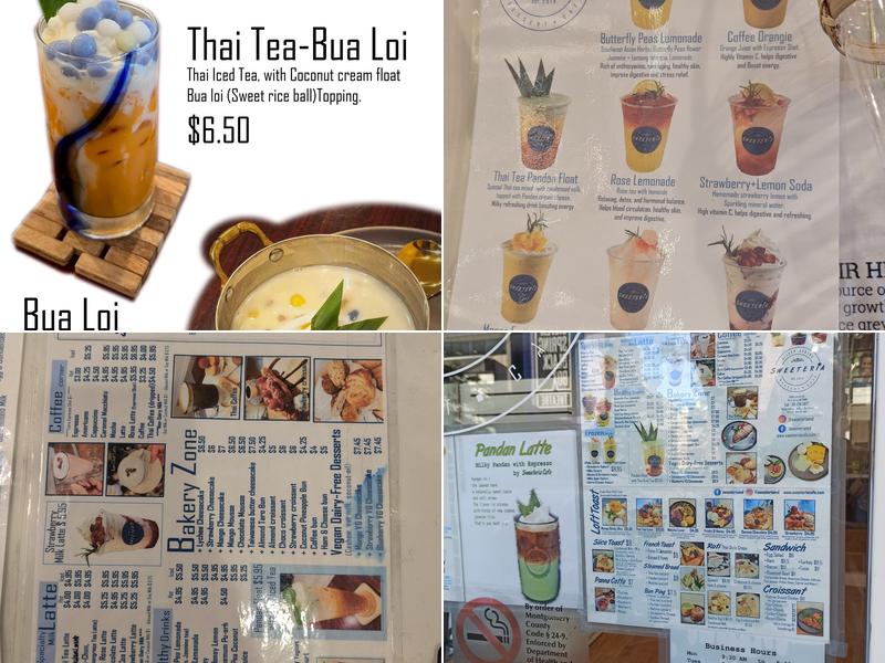Sweeteria Menu