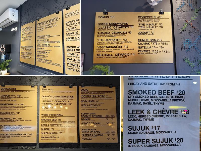 Somun Superstar Menu