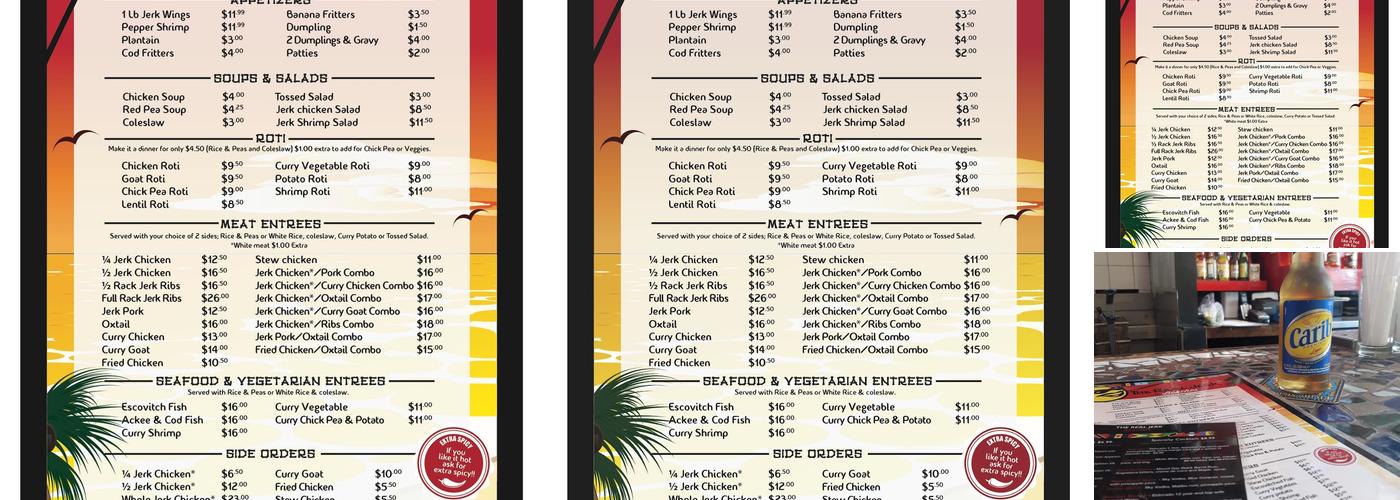The Real Jerk Restaurant (Beaches) Menu