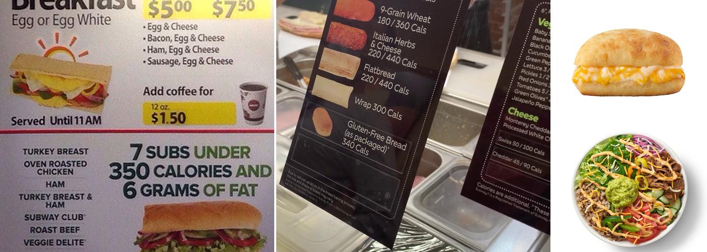 Subway Menu