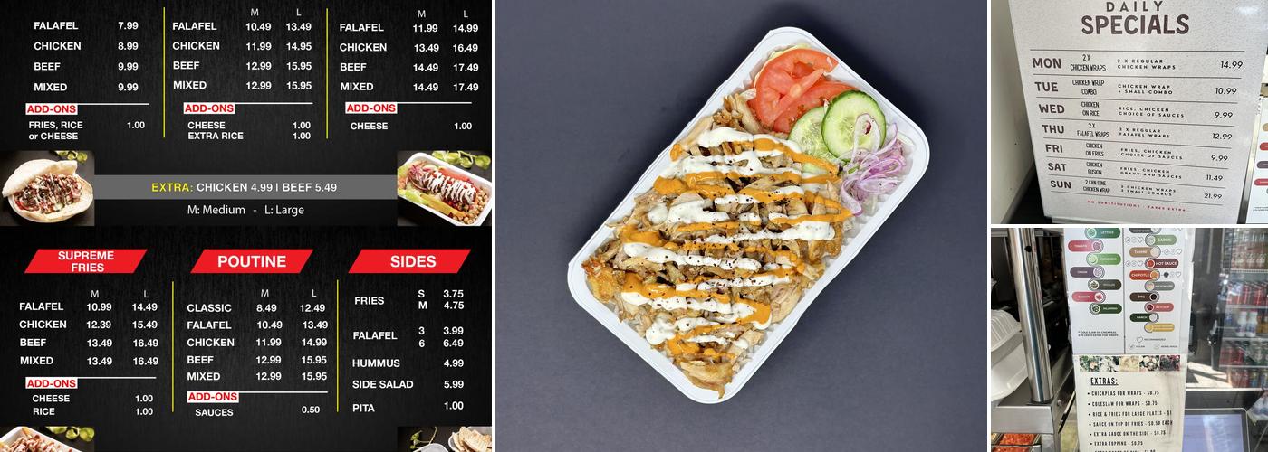 VIVA SHAWARMA Menu