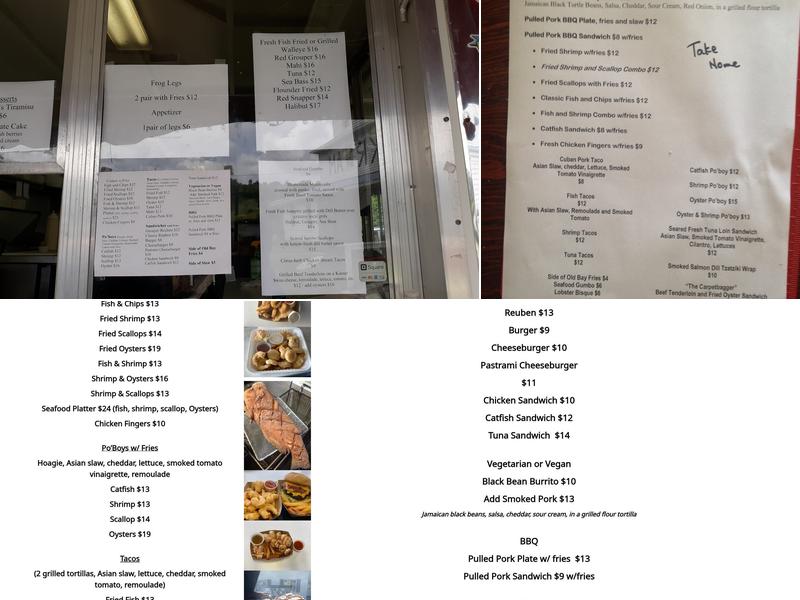 Longfin Grill Menu