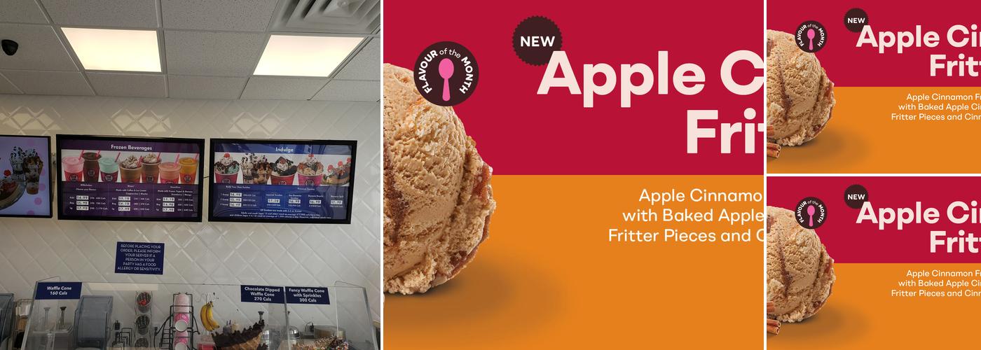 Baskin Robbins Menu