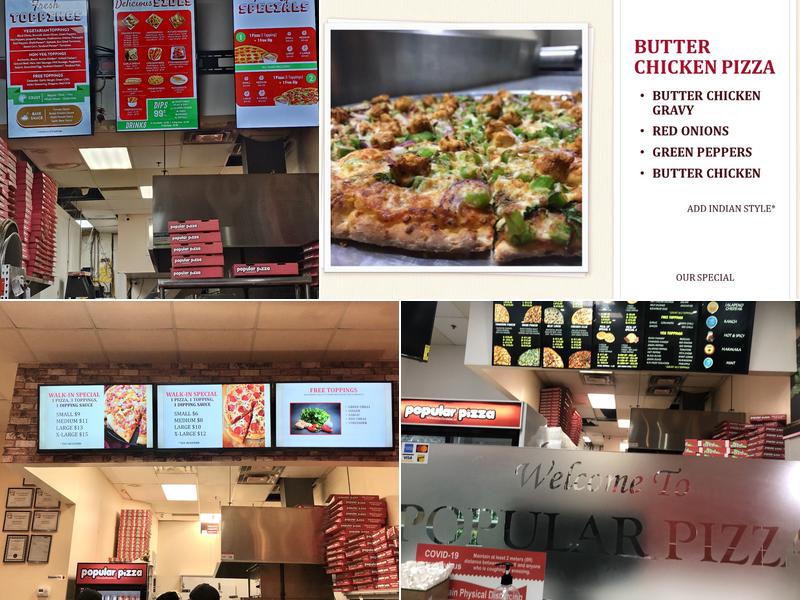 Popular Pizza Menu