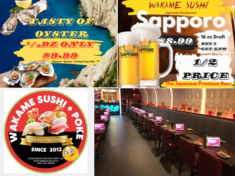 Wakame Sushi + Poke Bowl