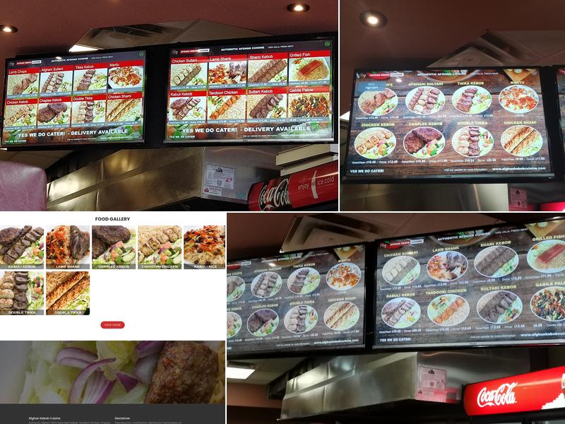 Afghan Kebob Cuisine & Catering Services Menu