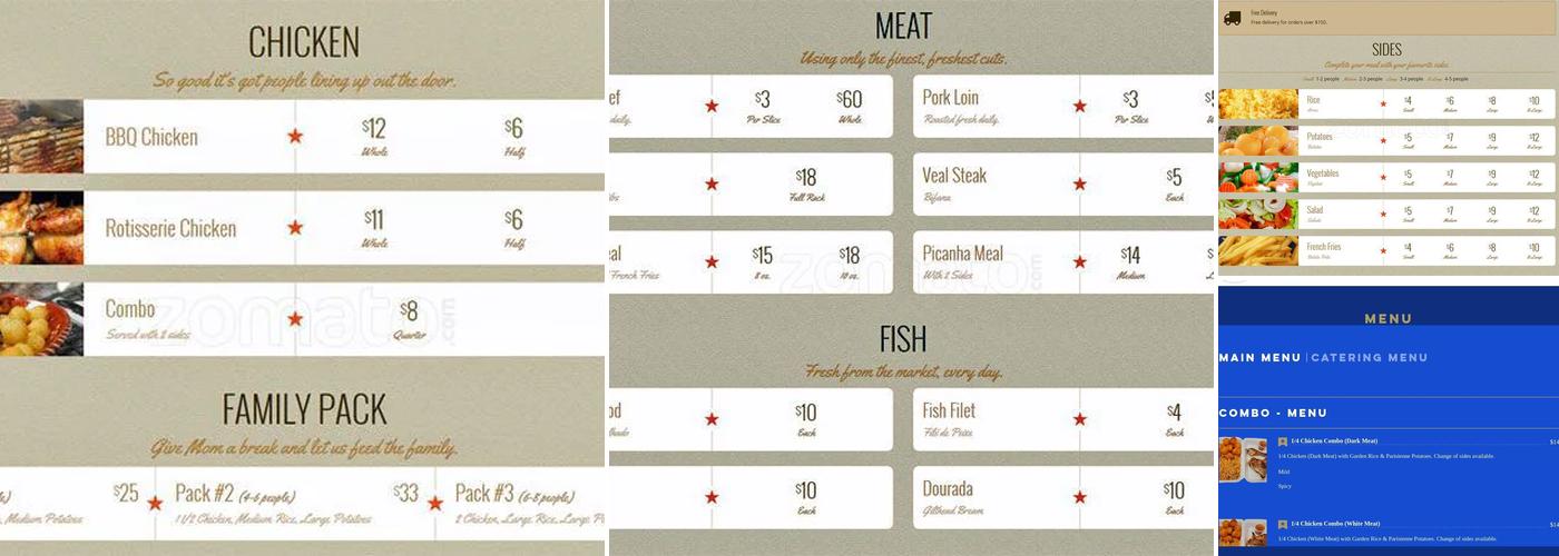 Churrasqueira Estrela Inc Menu