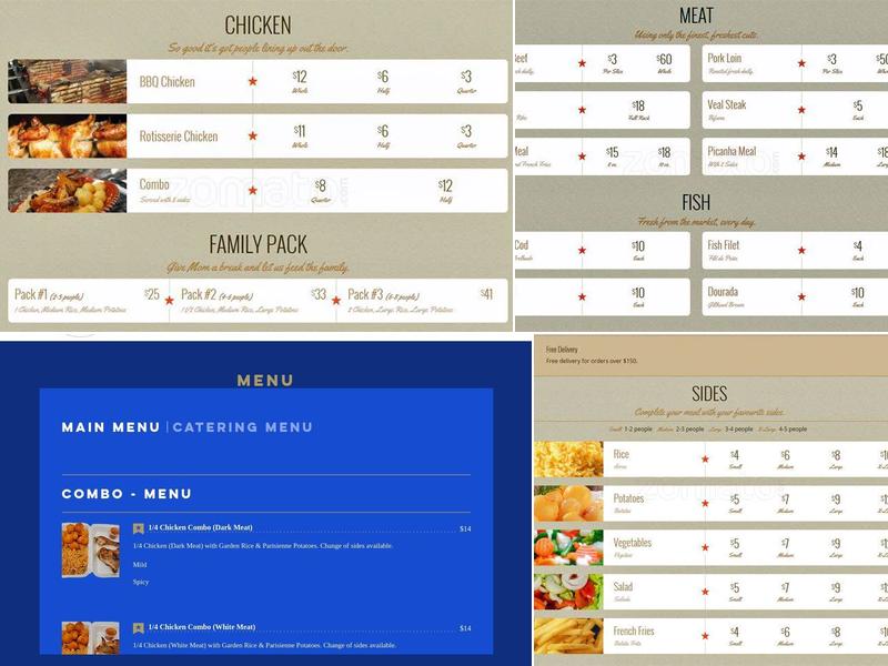 Churrasqueira Estrela Inc Menu