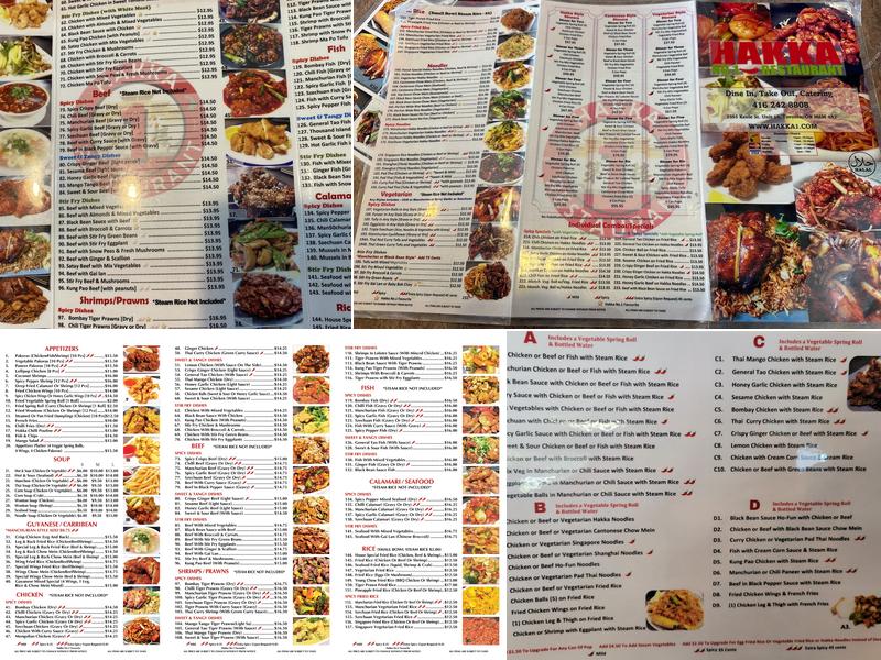 Hakka No.1 Restaurant Menu