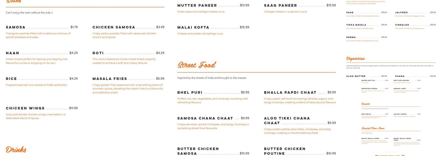 Butter Chicken Roti - King E Menu