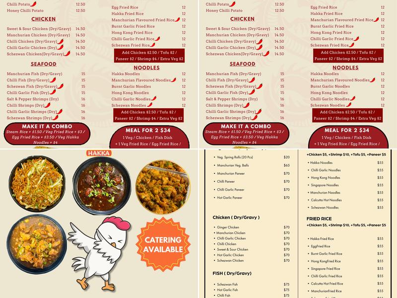 Khao Hakka Menu