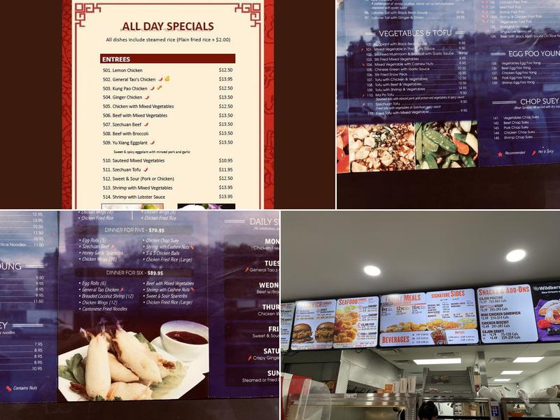 Spring China House Menu