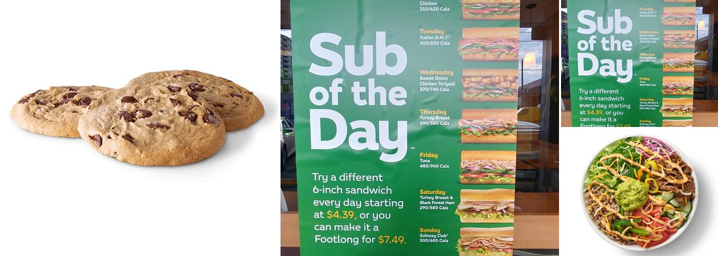 Subway Menu
