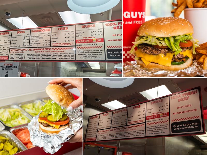 Five Guys Menu