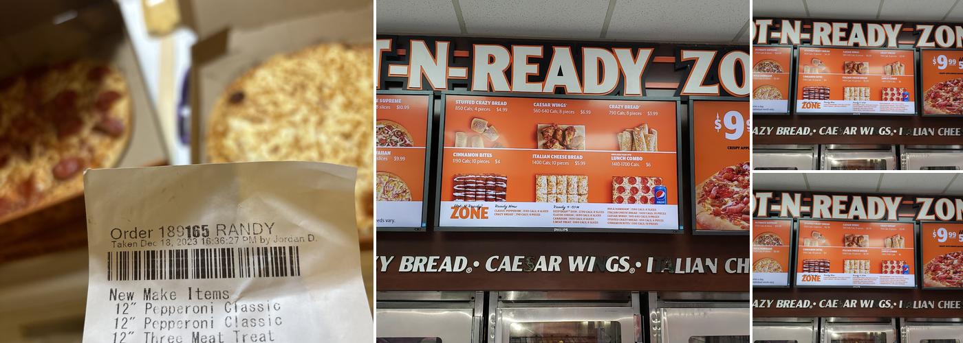 Little Caesars Pizza Menu