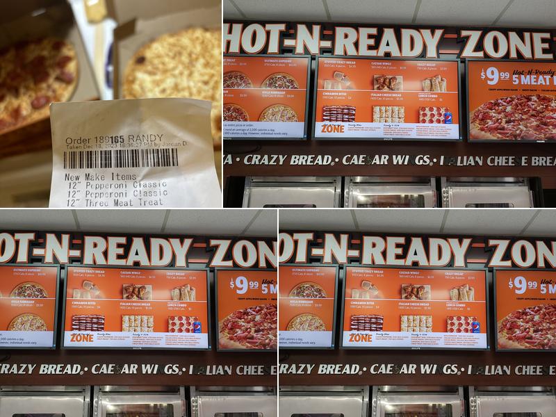 Little Caesars Pizza Menu