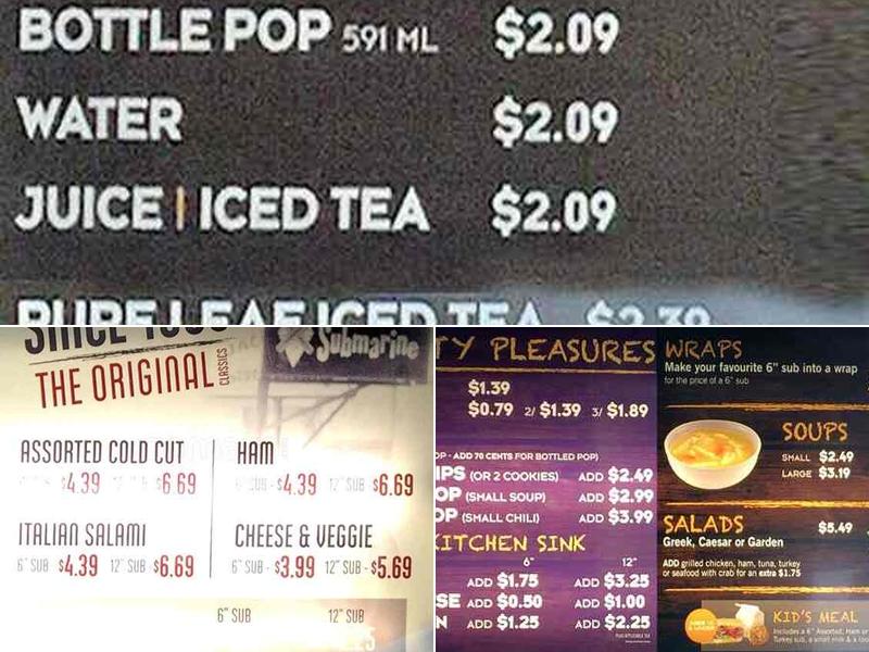 Mr.Sub Menu