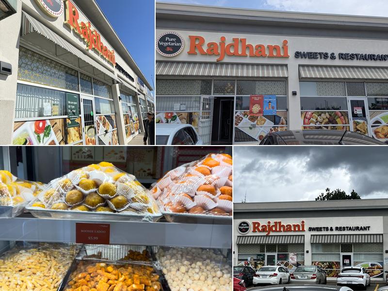 Rajdhani Sweets & Restaurant (Torbram) 2280 Bovaird Dr E Unit 4, Brampton
