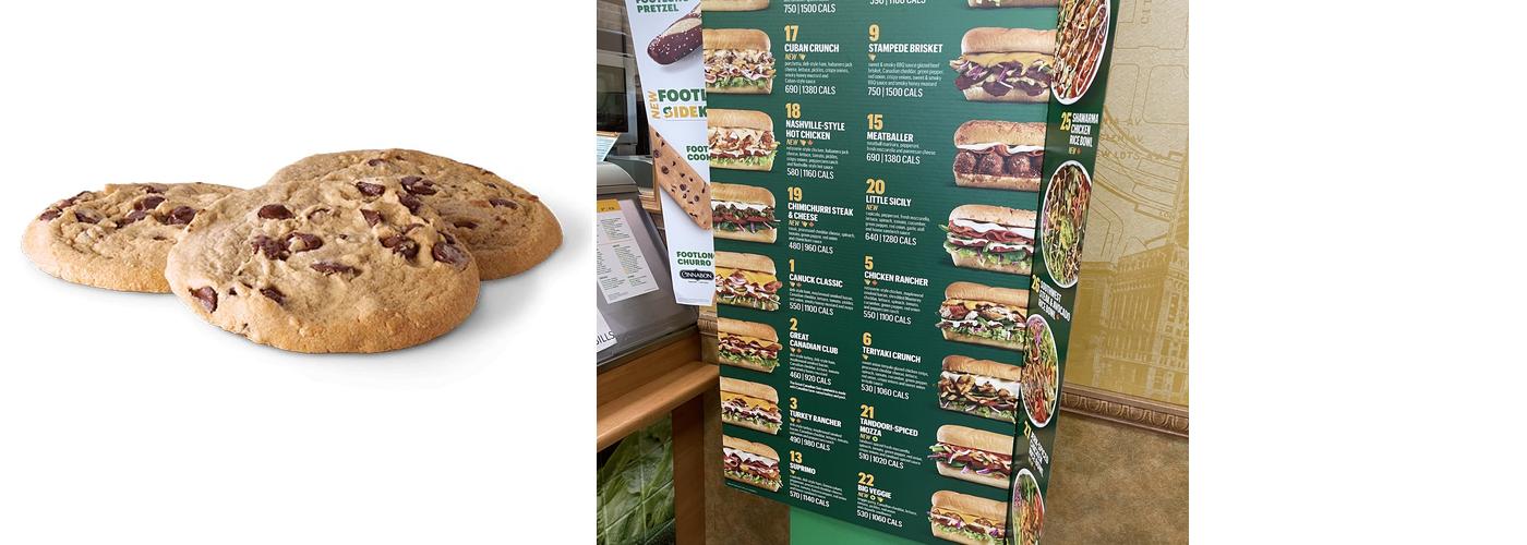 Subway Menu