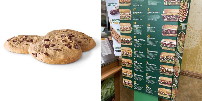 Subway Menu