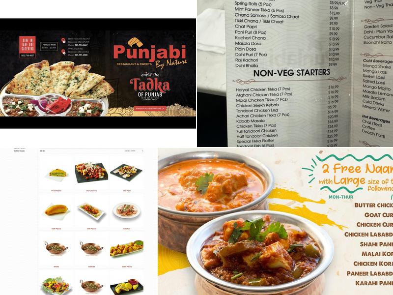Punjabi By Nature ( Airport Rd) Menu