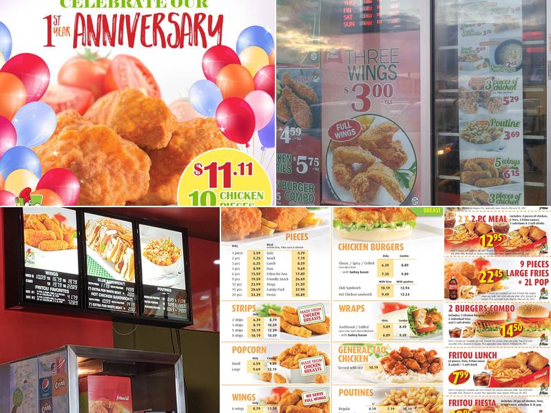 Fritou Menu