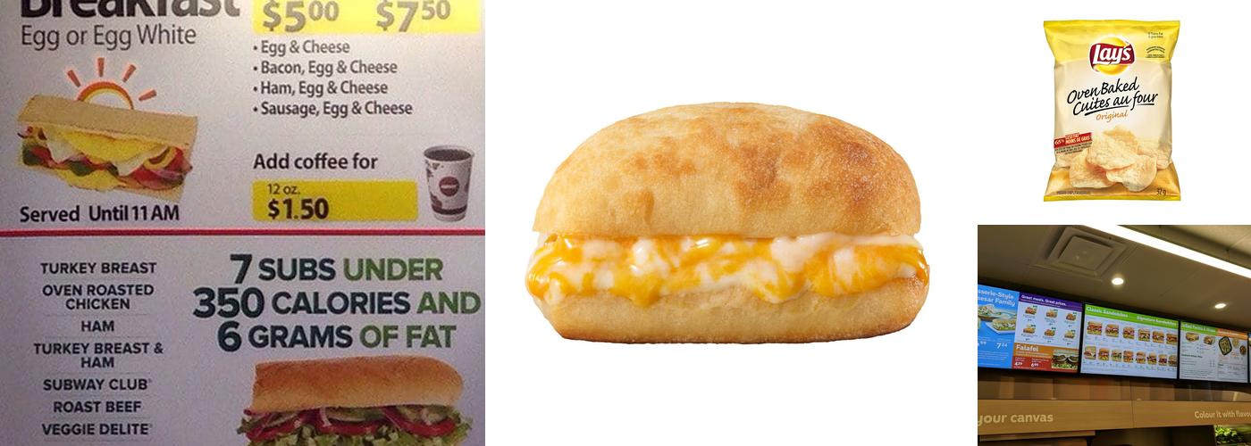 Subway Menu